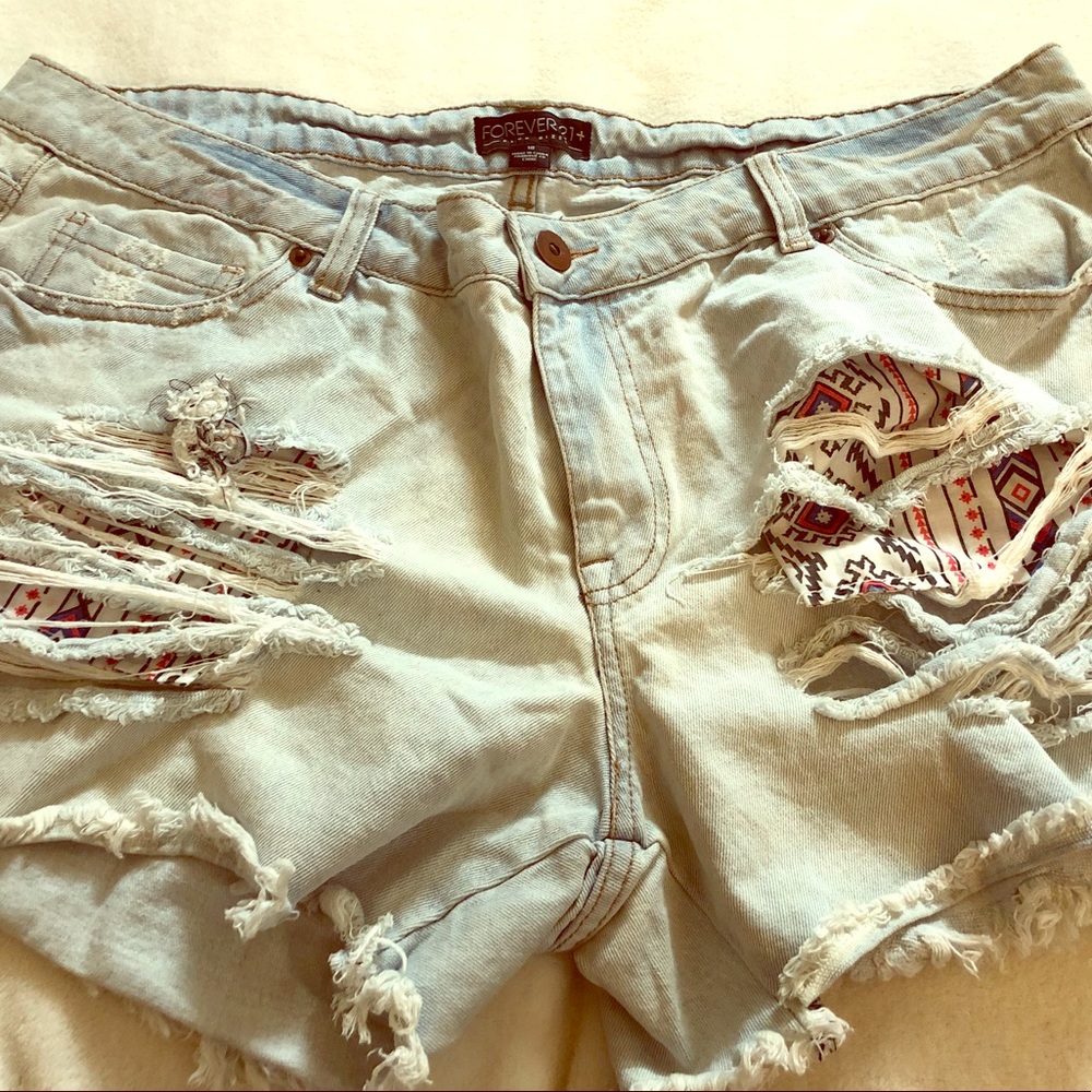 High waisted shorts